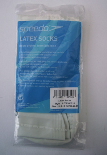speedo latex swimming socks